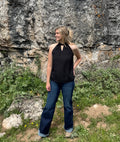 Black Halter Tank