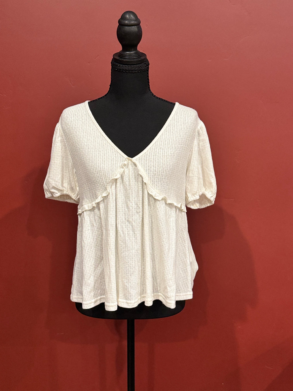 White Bow Tee