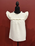 White Ruffle Trim