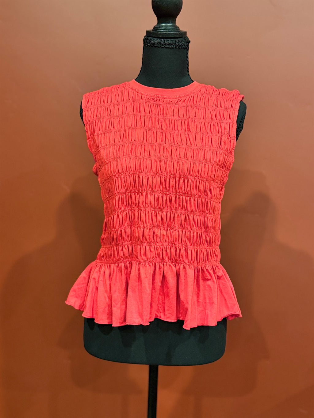 Fiery Red Ruffle
