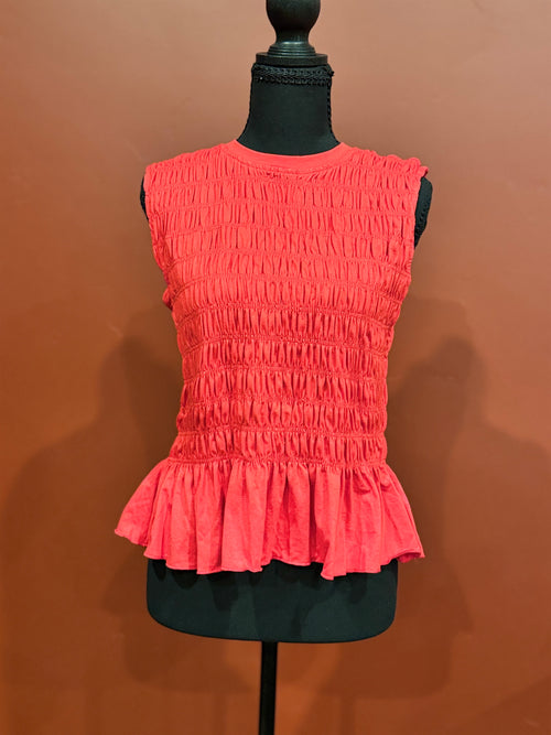 Fiery Red Ruffle