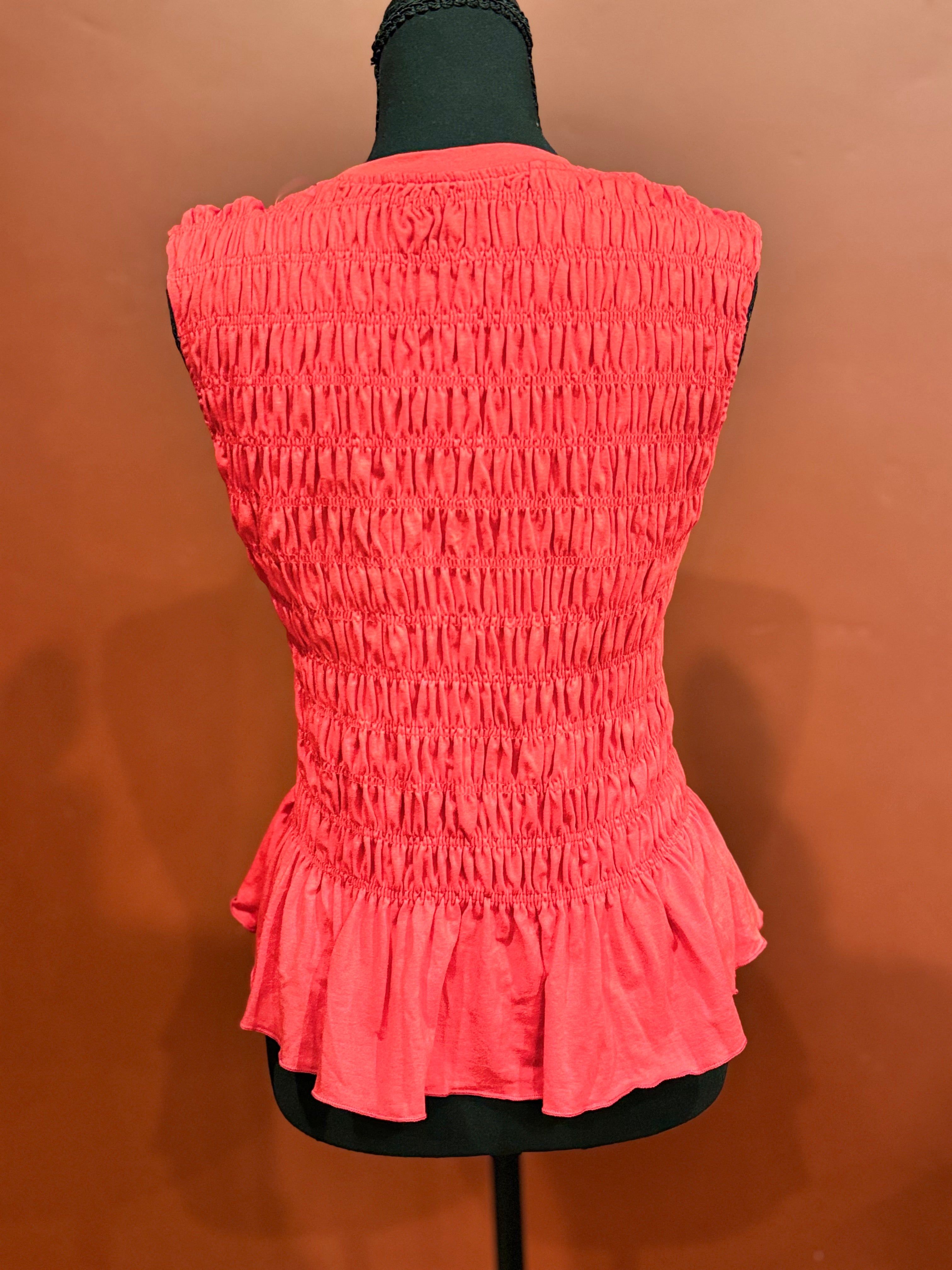 Fiery Red Ruffle
